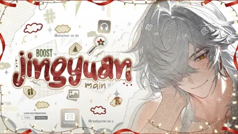 jingyuan 🎄 100+ guild tags﹒emojis﹒giveaways﹒ hsr﹒genshin impact banner