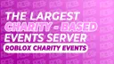 Roblox Charity Events™ banner