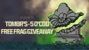 TOMBR’s-5O’COD-FreeFragGiveaway banner