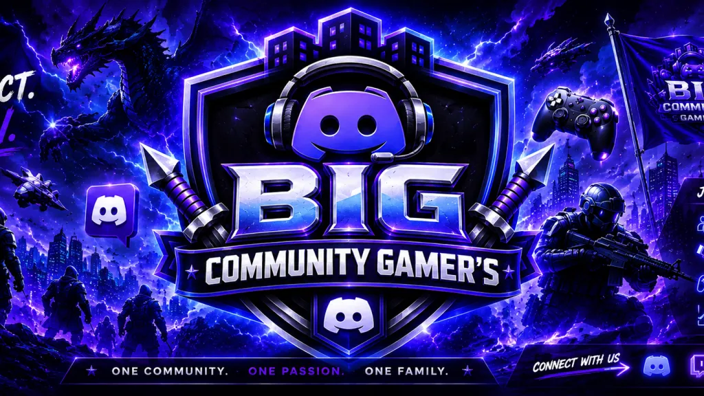 Big Community Gamer's Discord server banner