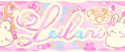 ♡🌸🐬 Leilani! (✿ ᴗ͈ˬᴗ͈) Social ㆍ Art ㆍ Gfx ㆍ Commissions ㆍ Decor ㆍ Pixels ㆍ Cute 🌱 banner