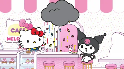 Kuromi's Girls | Cute Stickers & Emotes, Gaming, Casino, Chill & Friends | Discord server banner
