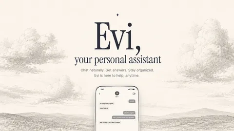 Evi - AI assistant banner
