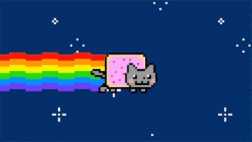 Nyan Cat Café 🌈🐾 Discord server banner