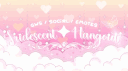 iridescent ✦ hang out banner