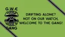 G.W.E Gang banner