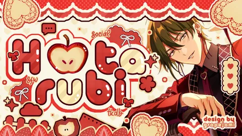 🍎 𓏼 ݂۫ ✿ h𐐫եɑrubi ۟ ♡⃘. #tkdb banner
