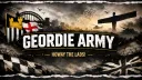 Geordie Army banner