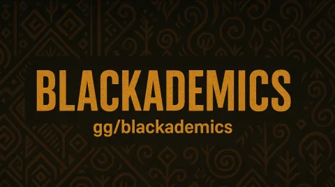 Blackademics banner