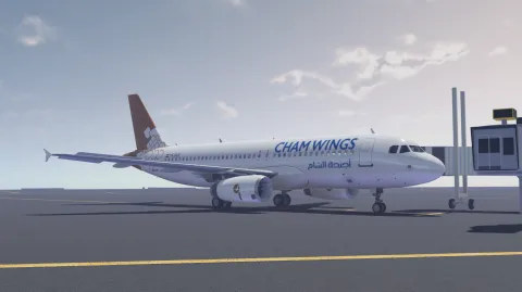 Cham Wings Airlines banner
