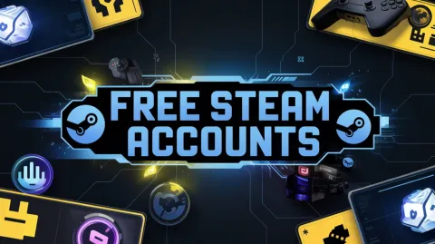Free Steam Accs Discord server banner