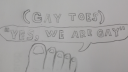 gay toes Discord server banner