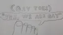 gay toes server banner