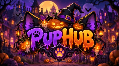 Pup Hub: Halloweentown banner
