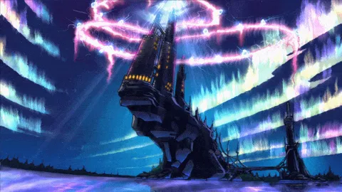 Chaotic banner