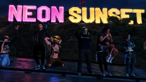 Neon Sunset RP banner