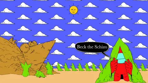Beck and the schizoids banner