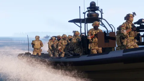 47 Commando (Raiding Group) Royal Marines banner
