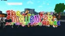 ◞     ୨୧    ׂ   influencer house ׂ  ⭐ banner
