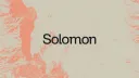 Solomon banner