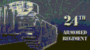 24th Armored Regiment banner