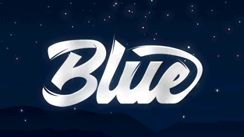 Blue banner
