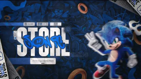 💙 | Sonic Store - 50 no pix🎁 banner