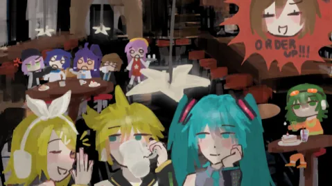 Miku's Cafe Tag Zone banner