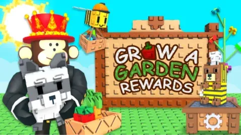 🌴 Grow a Garden Rewards banner