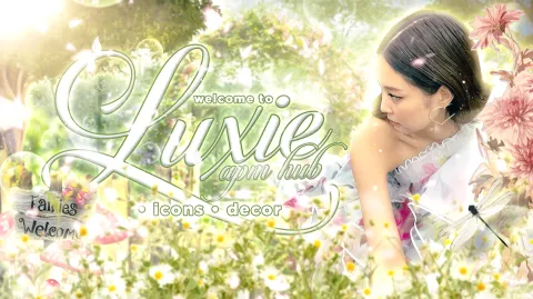♡ LUXIE ♡ new apm hub · icons · decor · guild tags banner