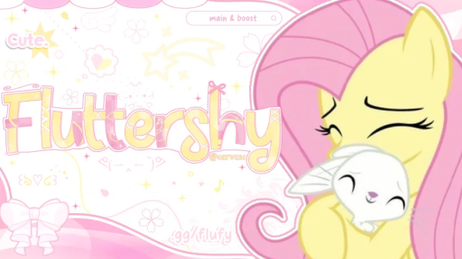 🌸 ノfluttershy ୨୧ tagsㆍgiveαwαysㆍsociαl Discord server banner