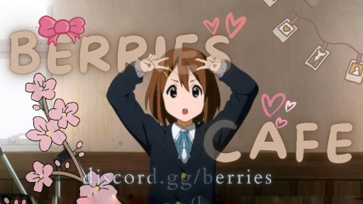 숌 ⤿ 𝐁𝐄𝐑𝐑𝐈𝐄𝐒 ᘏ 𝐂𝐀𝐅𝐄 🍷 ꕤ ᘐ . Discord server banner