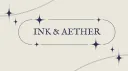 ⊹˚₊‧ ink & aether┊bookish realm ‧₊˚⊹ Discord server banner