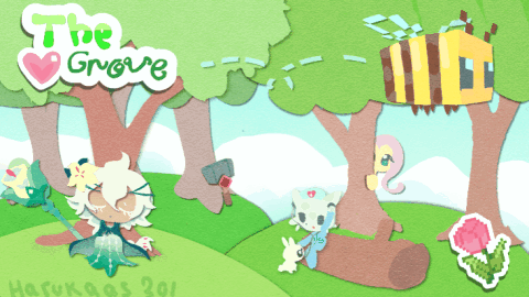 The Grove banner