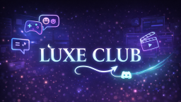 𝕃𝕌𝕏𝔼 ℂ𝕃𝕌𝔹 🥂 server banner