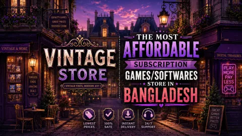 VINTAGE STORE banner