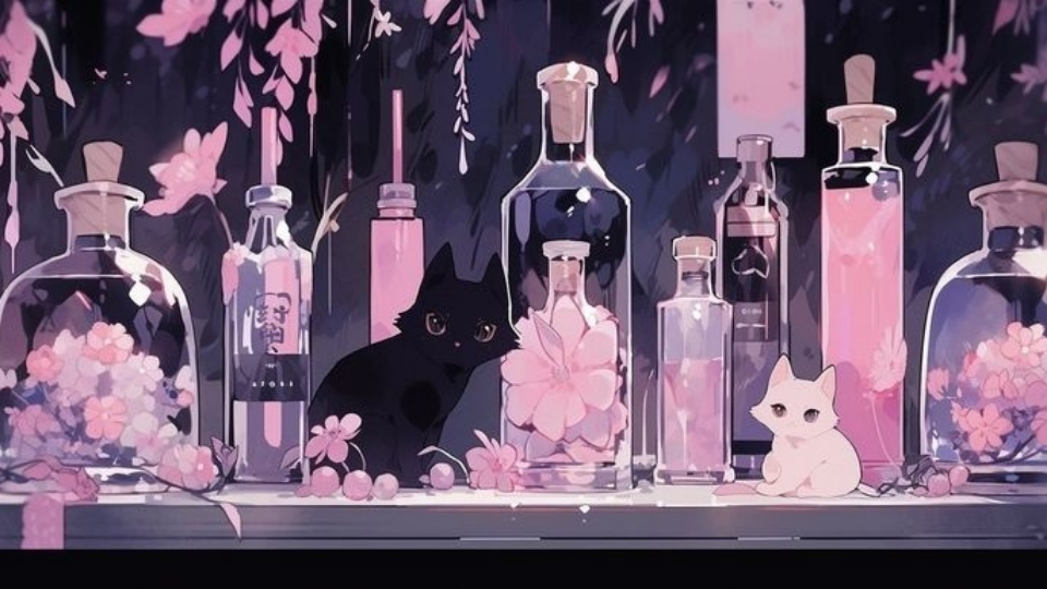 ❦𝑷𝒊𝒏𝒌 𝒎𝒐𝒐𝒏 𝒄𝒂𝒇è❦ Discord server banner