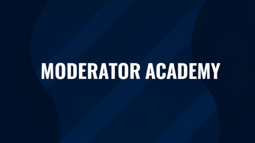 Moderator Academy Discord server banner