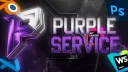 PS | Purple Service | 2025 Discord server banner