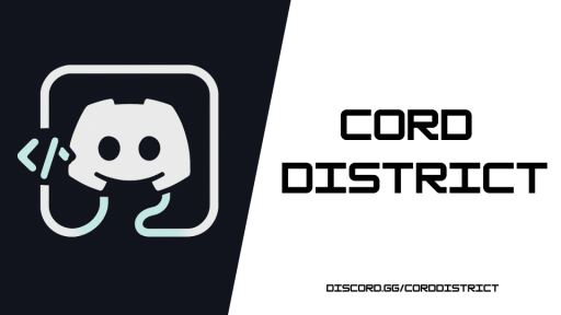 CordDistrict - Boty i serwery Discord Discord server banner