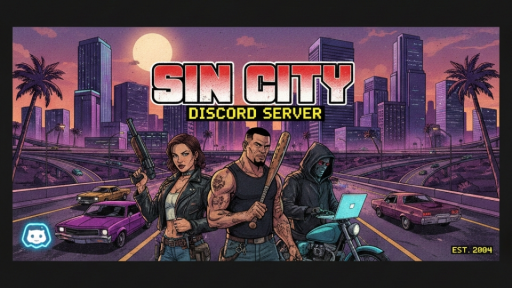 🎰🃏💸SIN CITY 💸🃏🎰 Discord server banner