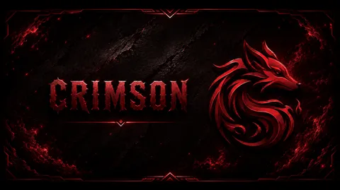 Crimson banner