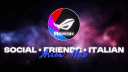 Arrow Hub • Social • Friends • Italian banner