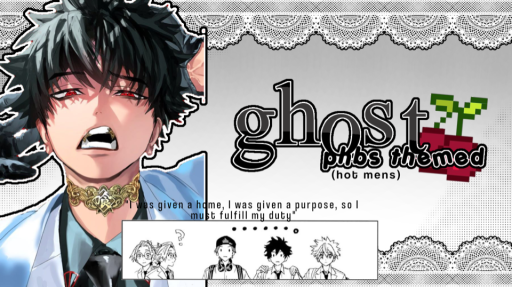 ﹒⌗ ghost ⸝⸝ Discord server banner