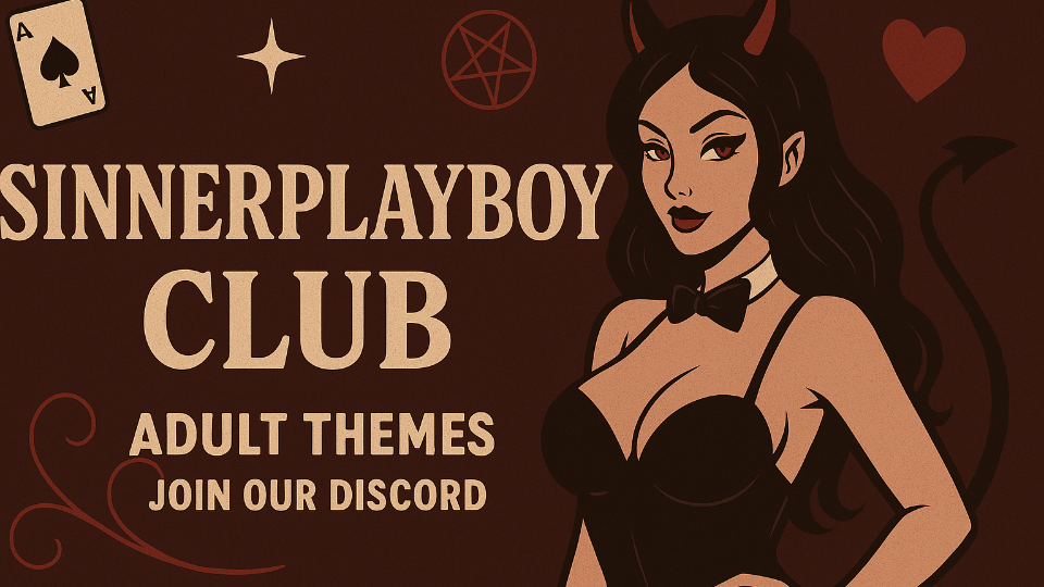 Sinners playboys club 21+ Discord server banner