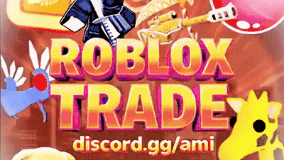 Roblox Trade | Adopt Me, Mm2, Grow a Garden, Blade Ball Discord server banner