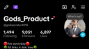 GodsProducts streaming hub Banner