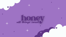 ﹒˚ ₊ ︵ honey﹒⊹ ๑ ︵ 𝑎𝑙𝑙 𝑡ℎ𝑖𝑛𝑔𝑠 𝑠𝑤𝑒𝑒𝑡 ︵ ๑ ⊹﹒︵ server banner