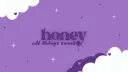 ﹒˚ ₊ ︵ honey﹒⊹ ๑ ︵ 𝑎𝑙𝑙 𝑡ℎ𝑖𝑛𝑔𝑠 𝑠𝑤𝑒𝑒𝑡 ︵ ๑ ⊹﹒︵ Discord server banner