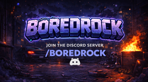 BOREDROCK Discord server banner
